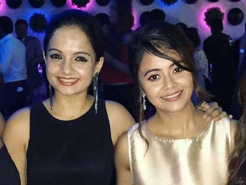 Devoleena Bhattacharjee with Giaa Manek