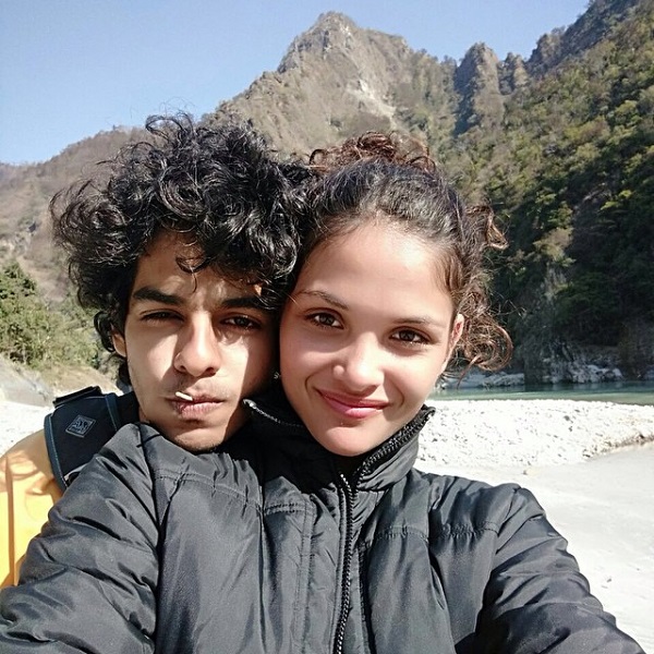 Ishaan Khatter with Ayesha Kapur