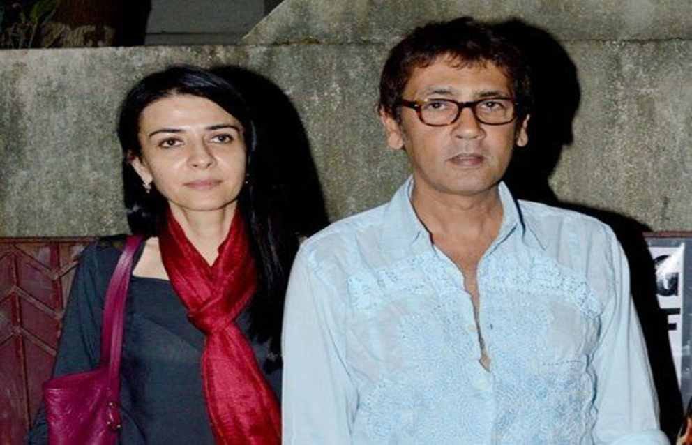 Kumar Gaurav with his wife