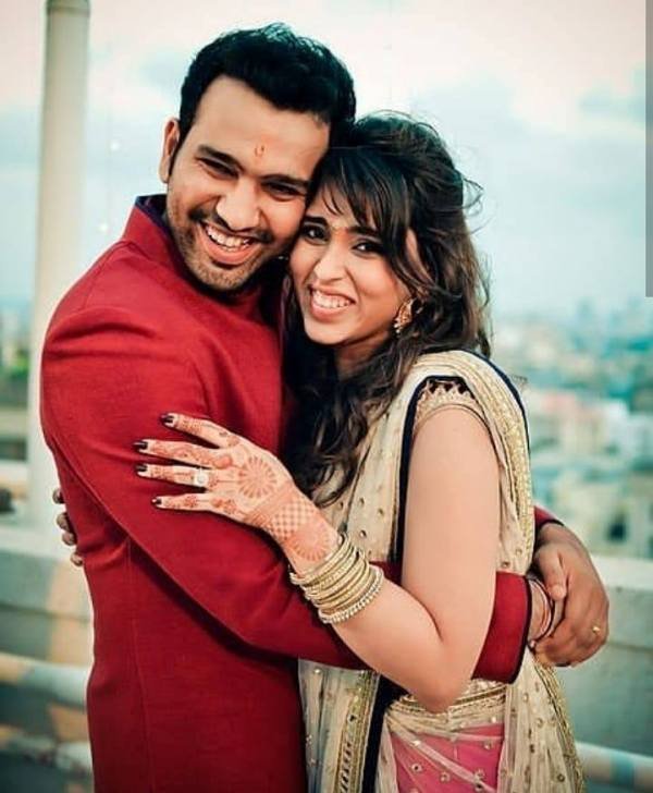 Rohit Sharma with Ritika Sajdeh