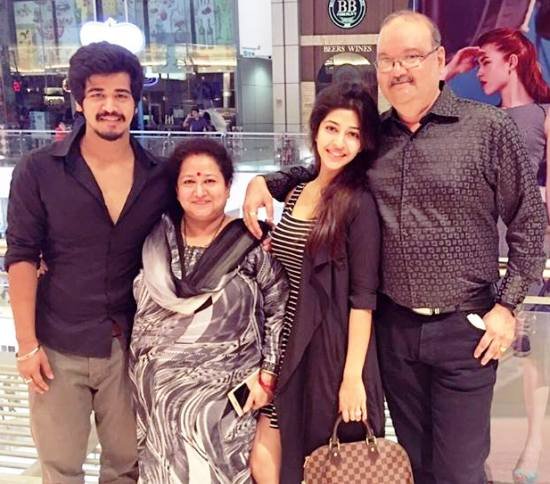 Sonarika Bhadoria with her family