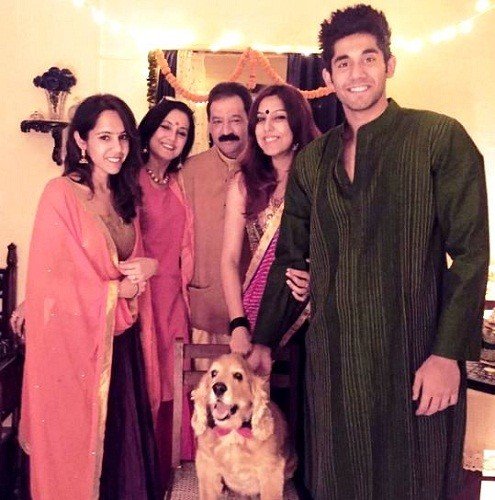 Varun Sood with his family