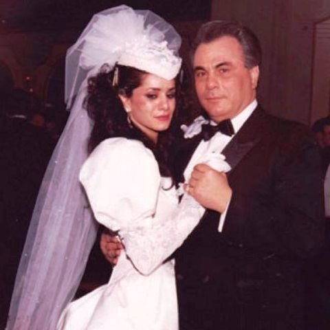 Victoria DiGiorgio with Husband John Gotti