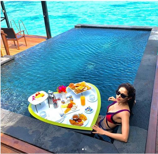 Nushrat Bharucha enjoying her vacations