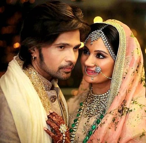 Sonia Kapoor with her husband Himesh Reshammiya