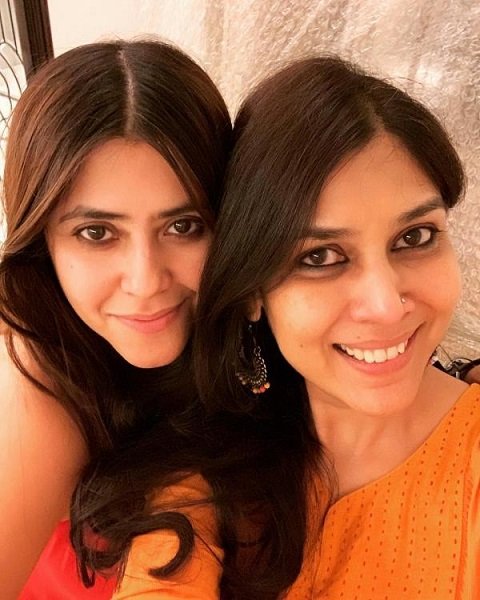 Sakshi with Ekta Kapoor