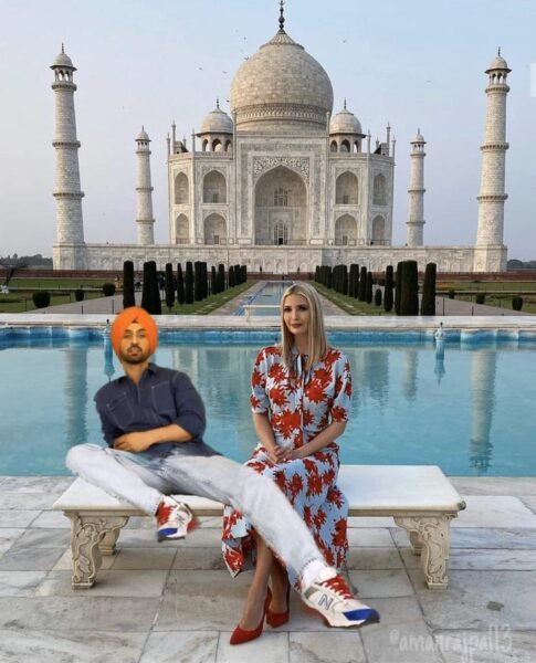 Diljit Dosanjh's photoshopped pic with Ivanka Trump