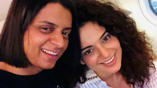 Bollywood actress Kangana Ranaut & her sister Rangoli Chandel