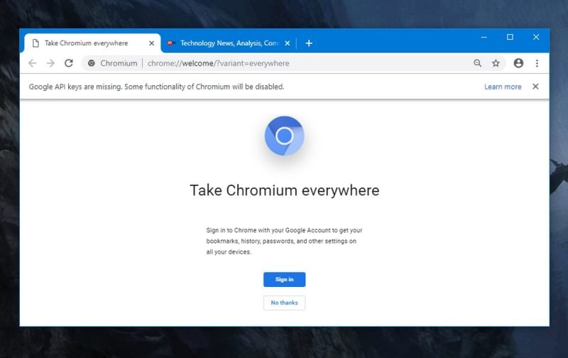 Uninstall Chromium