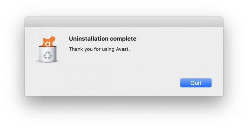 remove avast from mac
