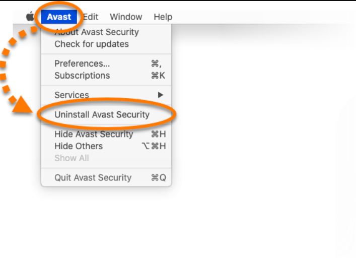Remove Avast on Mac