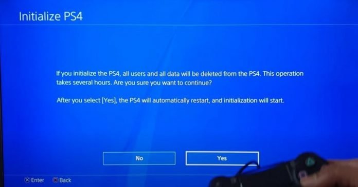 Ps4 hard reset как сделать