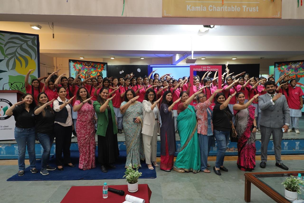 Women in Aviation India Celebrates Iconic Girls in Aviation Day 2024 at Vidya School, Gurugram