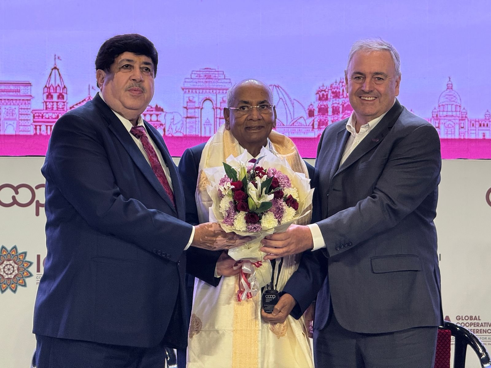 Rochdale Pioneers Award of The International Cooperative Alliance (ICA) bestowed to Dr. U.S. Awasthi, MD, IFFCO