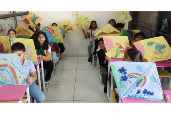 Children Unleash Creativity in Brainobrain Vedkids’ Kite Painting Workshop