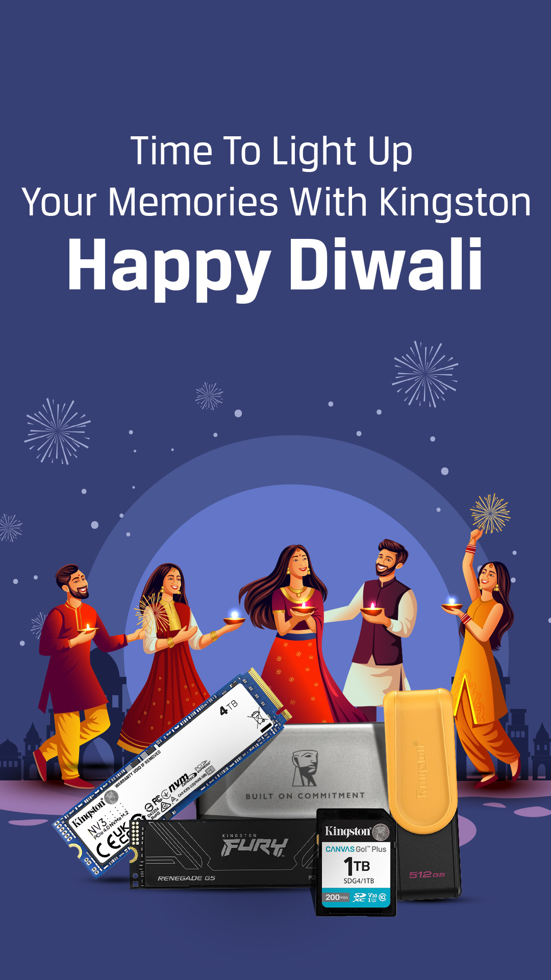 Light Up This Diwali with Kingston Technology: Tech Gifts That Spark Joy