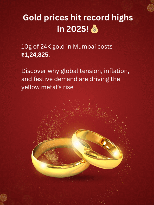 Gold prices hit record highs in 2025!