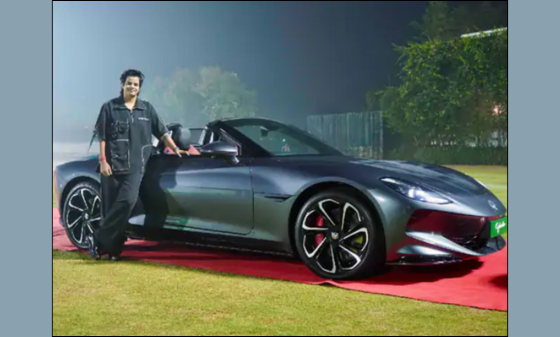 Shefali Verma Buys ₹75 Lakh MG Cyberster; Delivery Held on Cricket Ground, Know Full Features & Specs