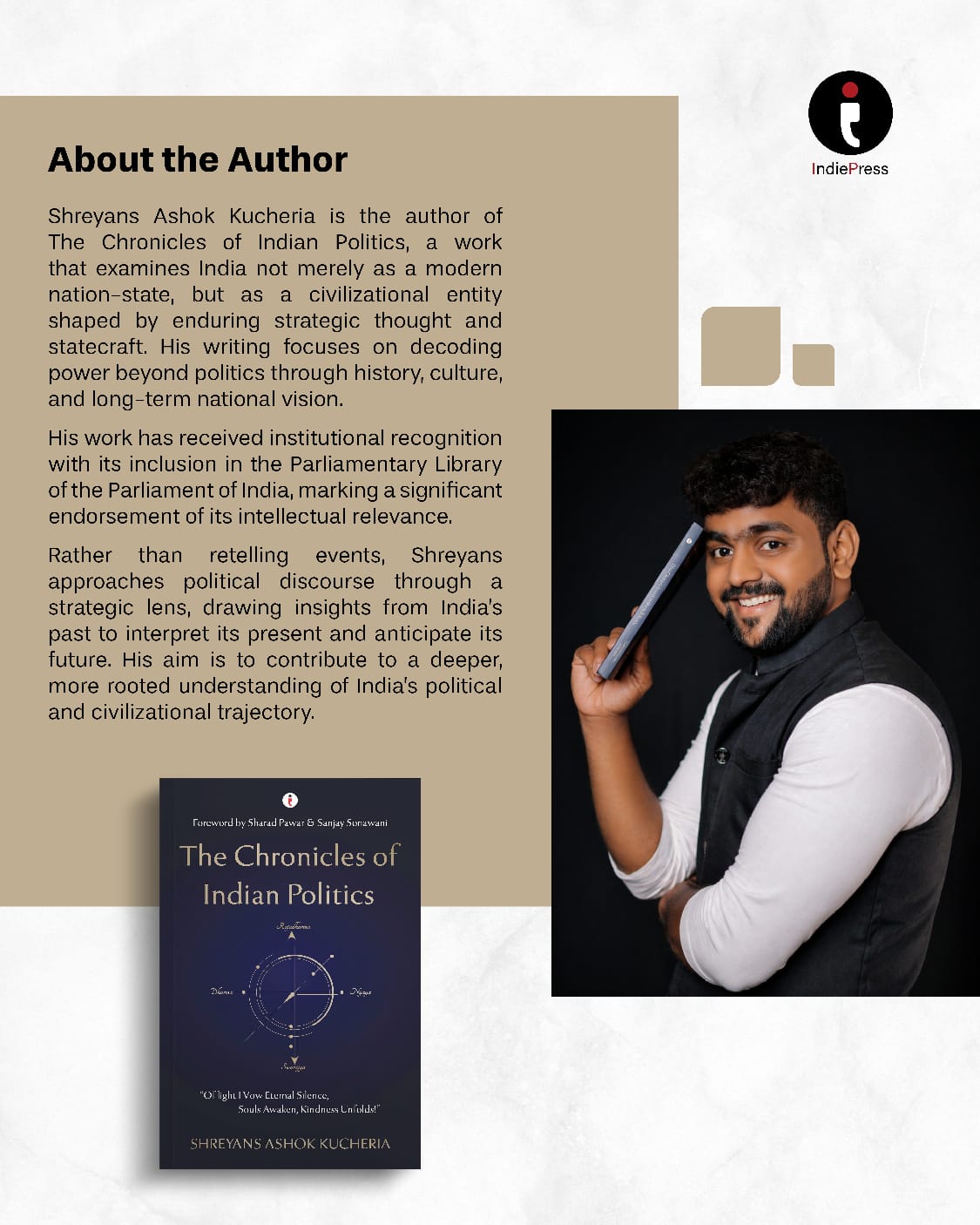 Shreyans Kucheria, The Chronicles of Indian Politics