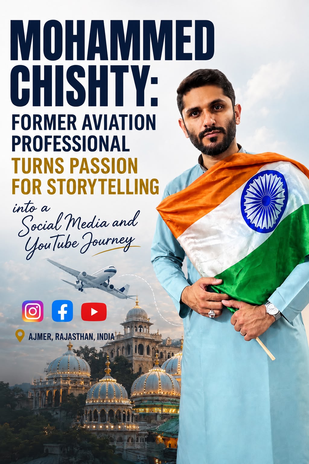Mohammed Chishty: Former Aviation Professional Turns Passion for Storytelling into a Digital Journey | A Reporter Live