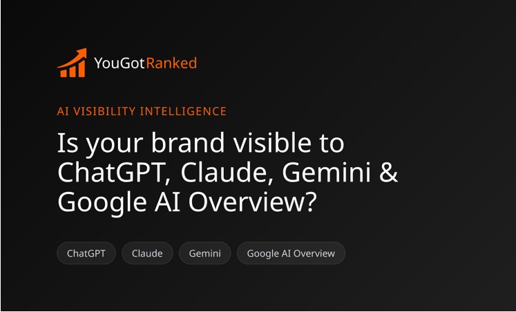 YouGotRanked, AI visibility platform