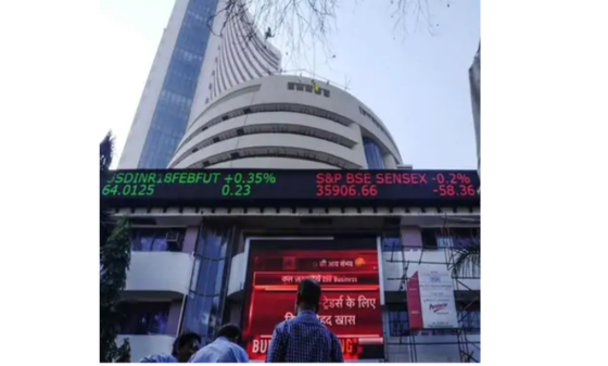 Sensex falls 555 points and Nifty slips below 23,650 as rising crude oil prices and geopolitical tensions weigh on Indian markets.