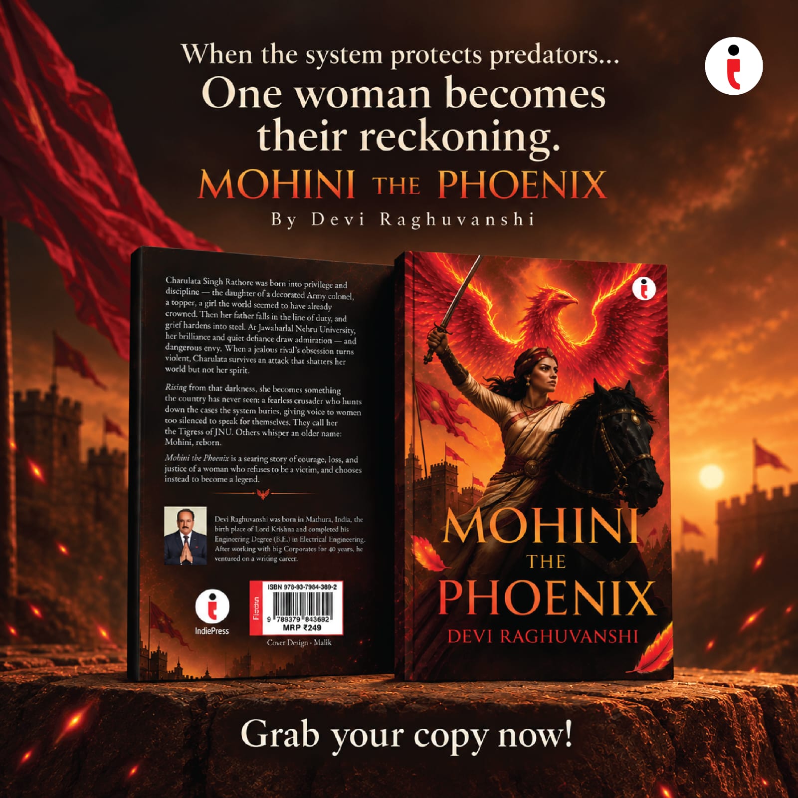 Author Devi Raghuvanshi, Mohini the Phoenix